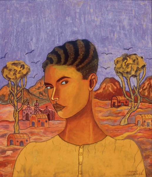 Self-Portrait  by Abraham Angel - Hand-Painted Oil Painting Reproduction