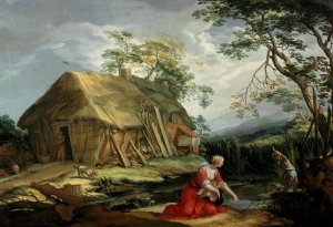 Latona and the Lycian Peasants by Abraham Bloemaert Oil Painting