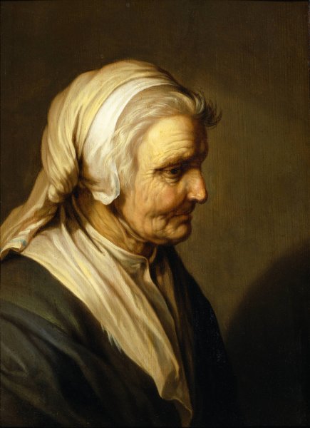Old Woman  by Abraham Bloemaert - Hand-Painted Oil Painting Reproduction