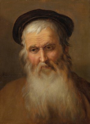 Portrait Of An Elderly Man by Abraham Bloemaert Oil Painting