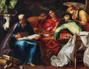The Four Evangelists by Abraham Bloemaert Oil Painting