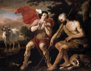 Mercury and Argos Oil painting by Abraham Danielsz Hondius