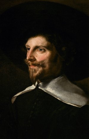 Portrait of a Man in a Hat by Abraham De Vries Oil Painting