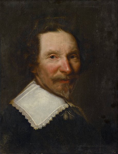 Portrait of a Man by Abraham De Vries - Hand-Painted Oil Painting Reproduction