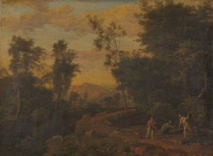 Diana and Her Nymphs Hunting by Abraham Genoels Oil Painting