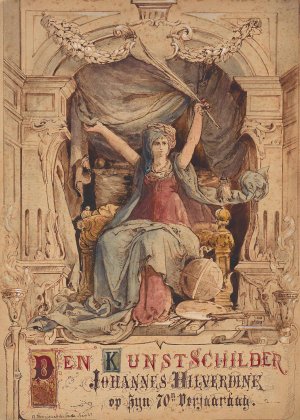 Personificatie van de schilderkunst by Abraham Henriques De Souza Oil Painting