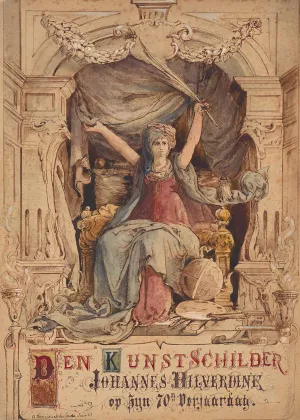 Personificatie van de schilderkunst by Abraham Henriques De Souza Oil Painting