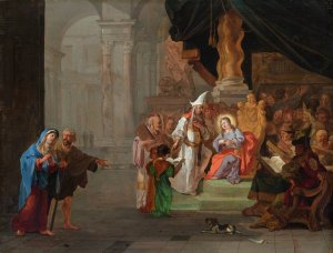 Christ among the Doctors by Abraham Hondius Oil Painting