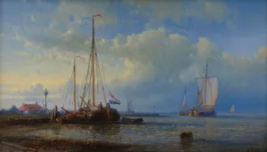 Seascape Oil painting by Abraham Hulk