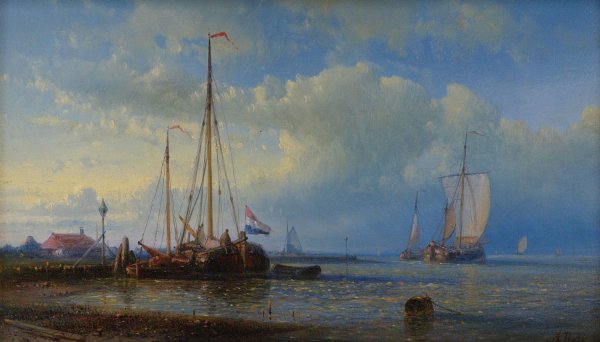 Main Product Photo of Seascape Painting by Abraham Hulk