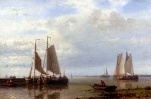 Shipping in a Calm Estuary