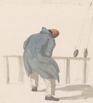 Bootsman aan boord van het schip l'Heureuse Marianne by Abraham-Louis-Rodolphe Ducros Oil Painting