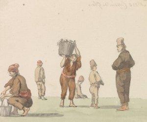 Klederdrachten van eiland Gozo by Abraham-Louis-Rodolphe Ducros Oil Painting