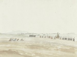 Processie in de omgeving van Cerignola by Abraham-Louis-Rodolphe Ducros Oil Painting