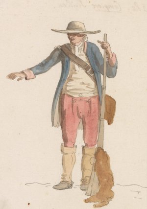 Sicileense man in plaatselijk klederdracht by Abraham-Louis-Rodolphe Ducros Oil Painting