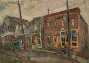 Street in the Bronx by Abraham Manievich Oil Painting