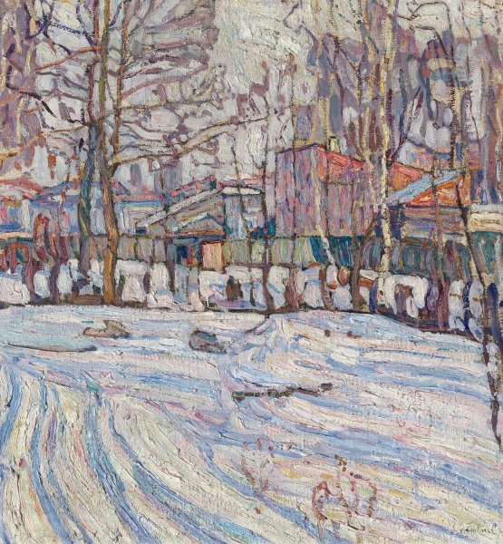 Main Product Photo of Winter Painting by Abraham Manievich