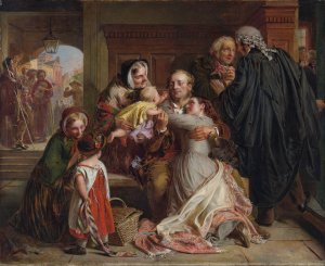 Not Guilty by Abraham Solomon Oil Painting