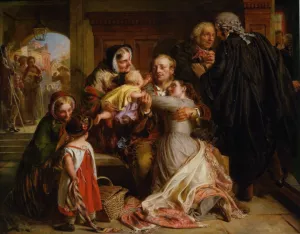 Not Guilty by Abraham Solomon - Oil Painting Reproduction