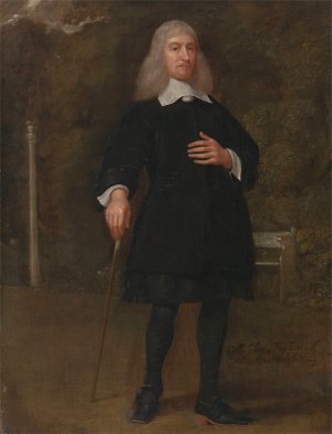 Colonel Alexander Popham, of Littlecote, Wiltshire by Abraham Staphorst Oil Painting