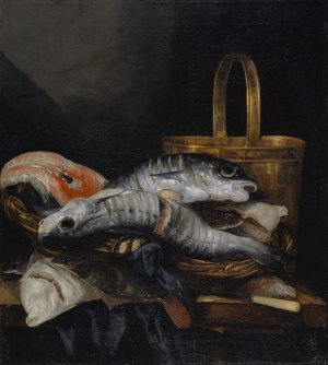Dead Fish by Abraham Van Beyeren Oil Painting