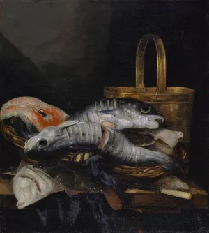 Dead Fish by Abraham Van Beyeren Oil Painting