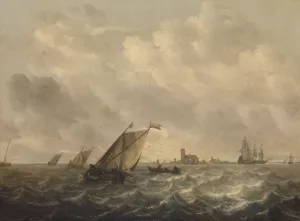 River View by Abraham Van Beyeren Oil Painting