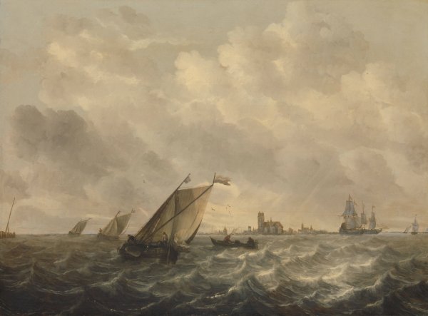 Main Product Photo of River View  Painting by Abraham Van Beyeren