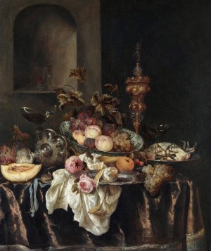 Still Life by Abraham Van Beyeren Oil Painting