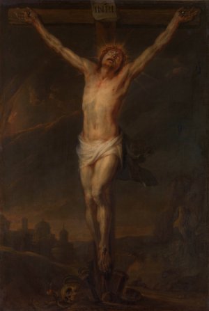 Christ on the Cross by Abraham Van Diepenbeeck Oil Painting