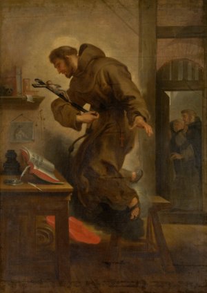 Saint Bonaventura in Ecstasy by Abraham Van Diepenbeeck Oil Painting