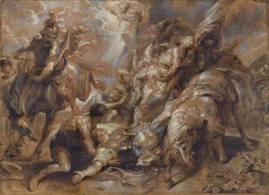The Conversion of Saint Paul by Abraham Van Diepenbeeck Oil Painting