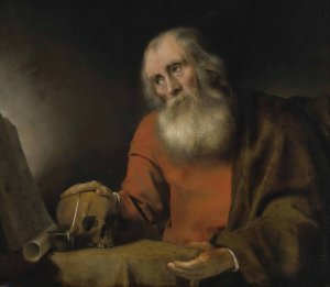 St. Jerome by Abraham Van Dijck Oil Painting