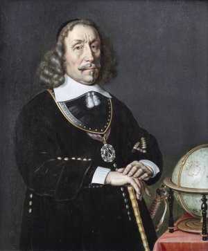 Witte Cornelisz De With by Abraham Van Westerveldt Oil Painting