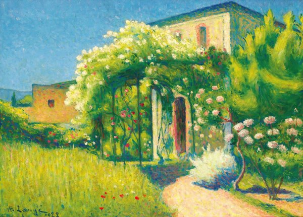 L'Atelier a Alet-Les-Bains  by Achille Lauge - Hand-Painted Oil Painting Reproduction
