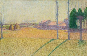 L'hort a Cailhau by Achille Lauge Oil Painting