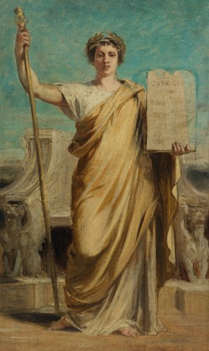 La Loi by Achille Louis Joseph Sirouy Oil Painting