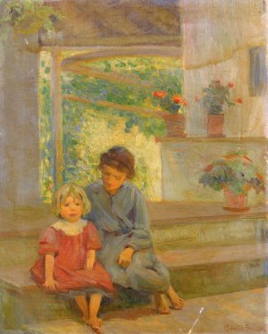Resting by Ada Walter Shulz Oil Painting