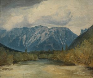 Die Rax in NiederOsterreich by Adalbert Stifter Oil Painting
