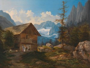 Im Gosautal by Adalbert Stifter Oil Painting