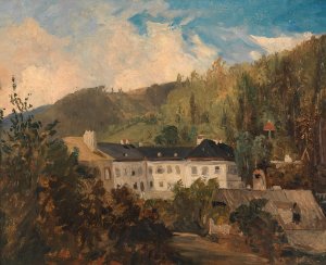 Motiv aus Neuwaldegg by Adalbert Stifter Oil Painting