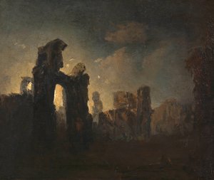 Romische Ruinen by Adalbert Stifter Oil Painting