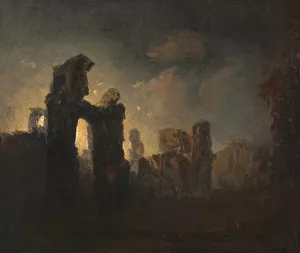 Romische Ruinen Oil painting by Adalbert Stifter