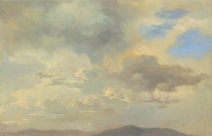 Wolkenstudie by Adalbert Stifter Oil Painting