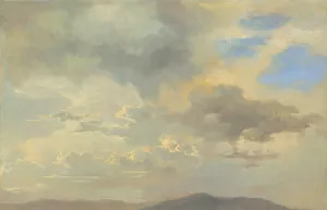 Wolkenstudie by Adalbert Stifter Oil Painting