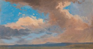 Wolkenstudie by Adalbert Stifter Oil Painting