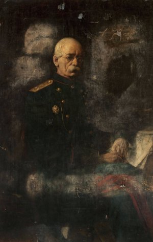 Portrait of Sokrates Starynkiewicz, mayor of Warsaw by Adam Badowski Oil Painting