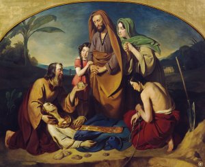 Die Beerdigung des heiligen Stephanus by Adam Brenner Oil Painting