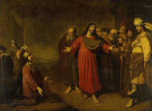Christ and the Centurion by Adam Camerarius Oil Painting
