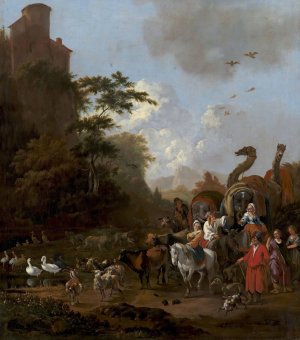 Noah Leaving the Ark by Adam Colonia Oil Painting